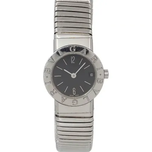 Pre-owned Watches, female, , Size: ONE SIZE Pre-owned Stainless Steel watches - Bvlgari Vintage - Modalova