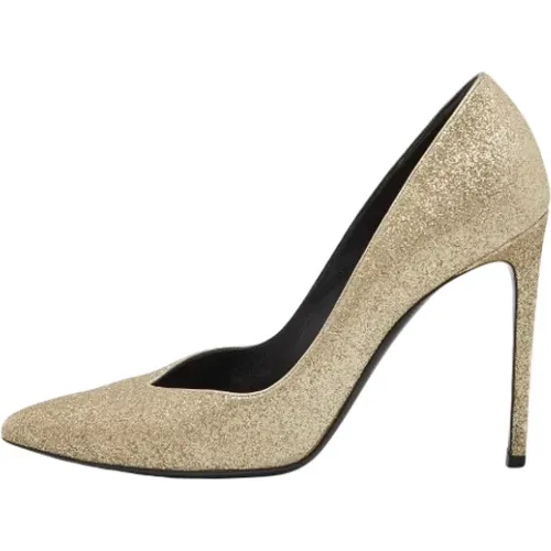 Pre-owned Pumps, female, , Size: 10 US Pre-owned Fabric heels - Yves Saint Laurent Vintage - Modalova