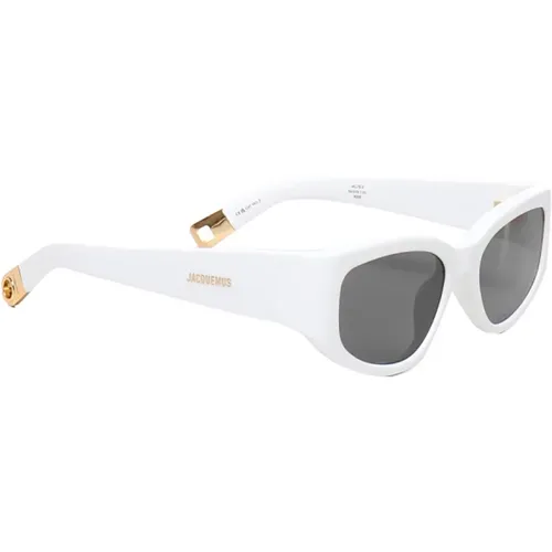 Sunglasses with Golden Decorations , unisex, Sizes: ONE SIZE - Jacquemus - Modalova