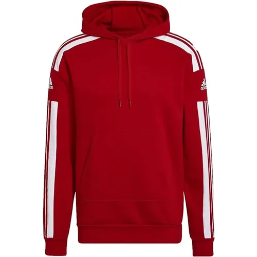 Hoodies, male, , Size: M Sporty Hooded Sweatshirt - Adidas - Modalova