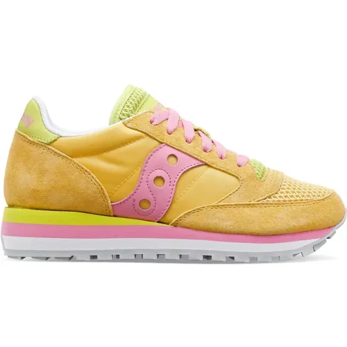 Orange/Rosa Laufschuhe , Damen, Größe: 37 1/2 EU - Saucony - Modalova