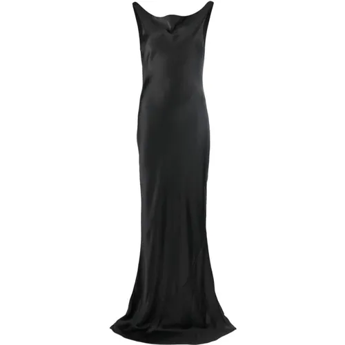 Schwarzes Maria-Kleid , Damen, Größe: S - Norma Kamali - Modalova