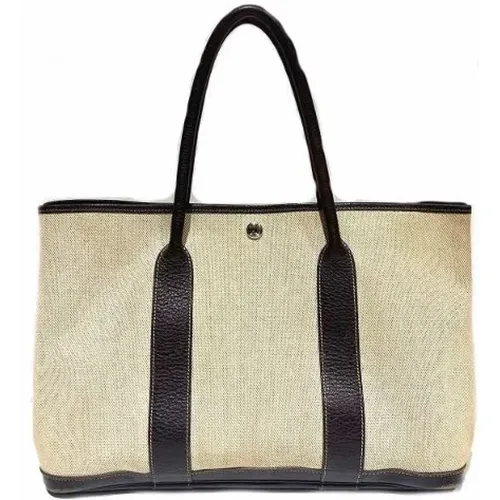 Pre-owned Tote Bags, female, , Size: ONE SIZE Pre-owned Canvas handbags - Hermès Vintage - Modalova