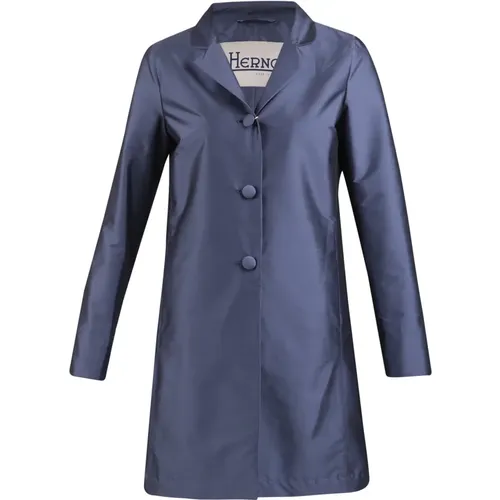 Single-Breasted Coat , female, Sizes: XS, M - Herno - Modalova