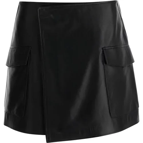 Leather Skirts , Damen, Größe: M - Arma - Modalova