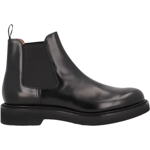 Chelsea Boots, male, , Size: 8 US Leather Chelsea Boot with Elastic Fit - Church's - Modalova