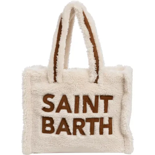 Adjustable Tote Bag with Snap Closure , female, Sizes: ONE SIZE - MC2 Saint Barth - Modalova