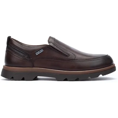 Brauner Leder Herren Loafer , Herren, Größe: 45 EU - Pikolinos - Modalova