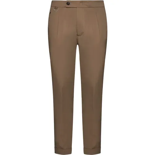 Casual Trousers , male, Sizes: W38, W40, W36, W34 - Low Brand - Modalova