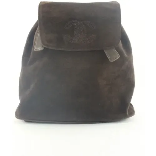 Pre-owned Backpacks, unisex, , Size: ONE SIZE Pre-owned Suede chanel-bags - Chanel Vintage - Modalova