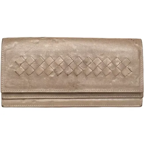 Pre-owned Wallets, female, , Size: ONE SIZE Pre-owned Leather wallets - Bottega Veneta Vintage - Modalova