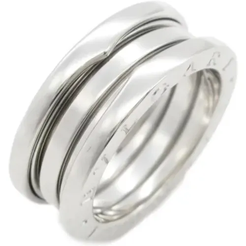 Pre-owned Jewellery, female, , Size: ONE SIZE Pre-owned White Gold rings - Bvlgari Vintage - Modalova