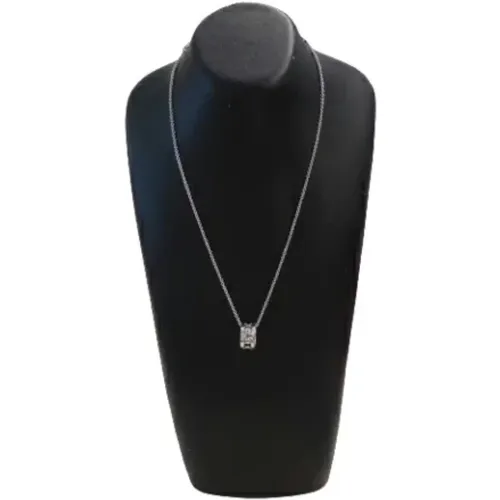 Pre-owned White Gold necklaces , female, Sizes: ONE SIZE - Bvlgari Vintage - Modalova