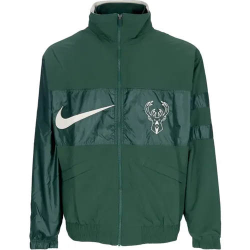 Light Jackets, male, , Size: XL Milwaukee Bucks Lightweight Jacket - Nike - Modalova