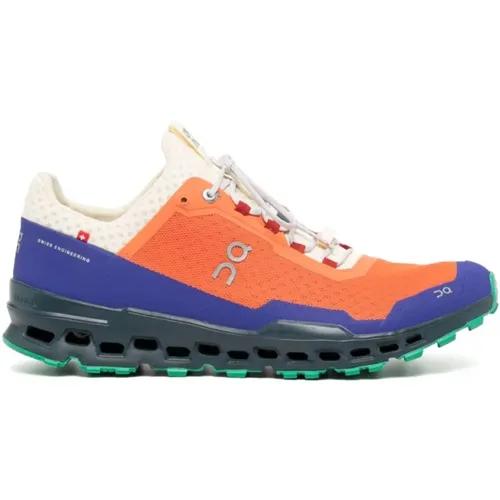 Cloudultra Flame/Storm Sneakers , male, Sizes: 6 1/2 UK - ON Running - Modalova