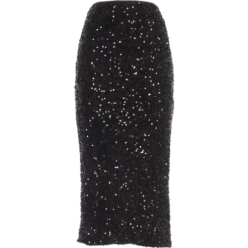 Sequin Midi Pencil Skirt , female, Sizes: M, L, XS, S - Rotate Birger Christensen - Modalova