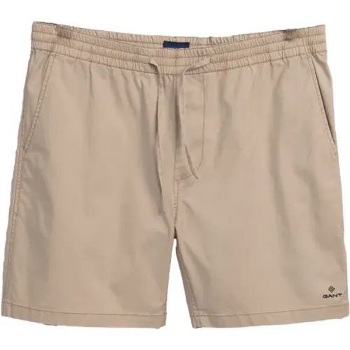 Gant , Shorts ,Beige male, Sizes: L - Gant - Modalova