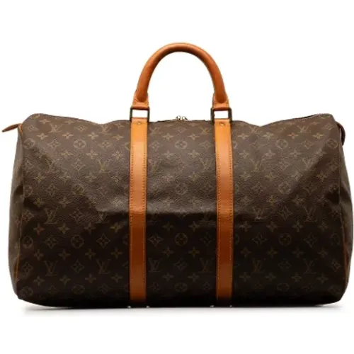 Pre-owned Weekend Bags, female, , Size: ONE SIZE Pre-owned Canvas louis-vuitton-bags - Louis Vuitton Vintage - Modalova