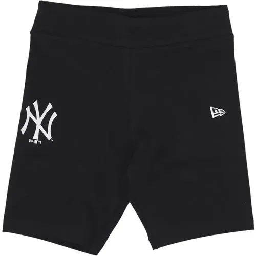 Yankees Celebration Radlerhose Schwarz/Weiß , Damen, Größe: S - new era - Modalova