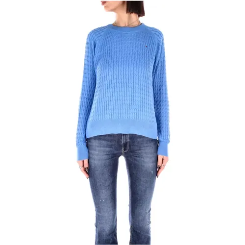 Sweaters Clear , female, Sizes: L - Tommy Hilfiger - Modalova