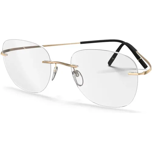 Minimal Art Eyewear Frames Astral Gold , unisex, Sizes: 51 MM - Silhouette - Modalova