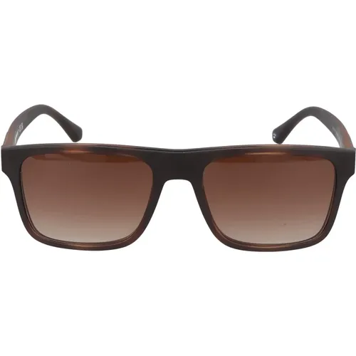 Quadratische Rahmen Sonnenbrille , unisex, Größe: 54 MM - Emporio Armani - Modalova