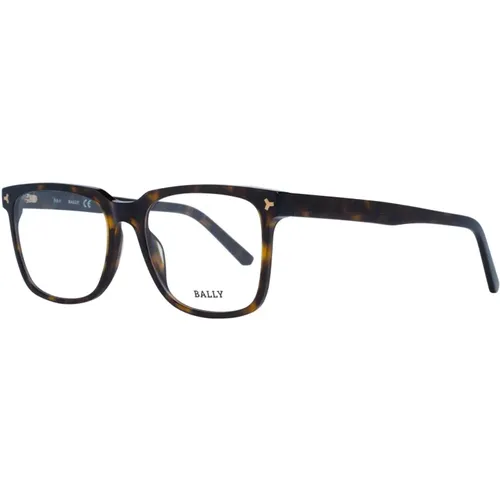 Glasses, male, , Size: ONE SIZE Square Plastic Optical Frames for Men - Bally - Modalova