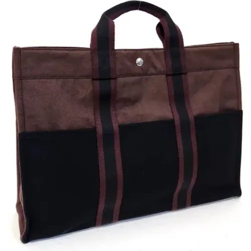 Pre-owned Stoff totes - Hermès Vintage - Modalova