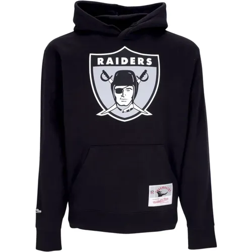 Hoodies, male, , Size: S Oakland Raiders Logo Hoodie - Mitchell & Ness - Modalova