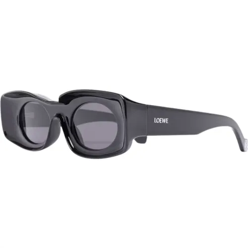 Lw40033I 01A Sunglasses , female, Sizes: 49 MM - Loewe - Modalova