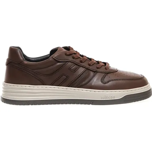 Leather Basket Sneakers , male, Sizes: 5 UK - Hogan - Modalova