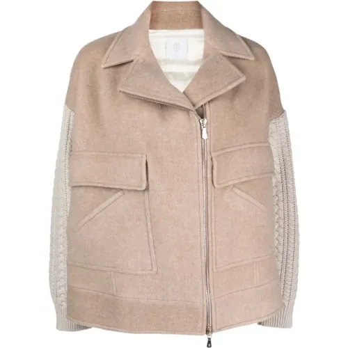 Modern Zip Pullover Light Jacket , female, Sizes: S - Eleventy - Modalova