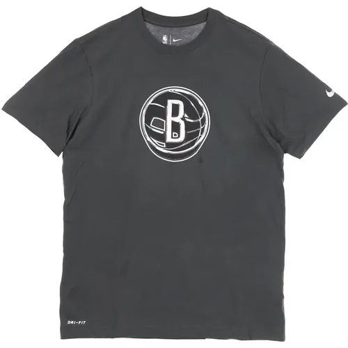 Essential Chrome Logo Bronet NBA T-Shirt , Herren, Größe: XS - Nike - Modalova