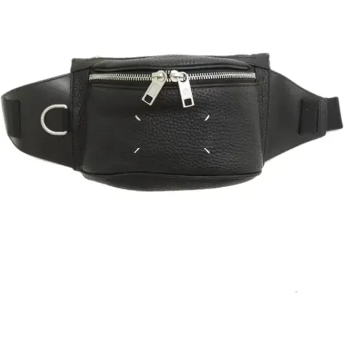 Pre-owned Belt Bags, female, , Size: ONE SIZE Pre-owned Leather shoulder-bags - Maison Margiela Pre-owned - Modalova