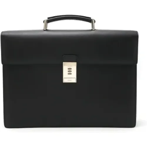 Pre-owned Leather briefcases , female, Sizes: ONE SIZE - Prada Vintage - Modalova