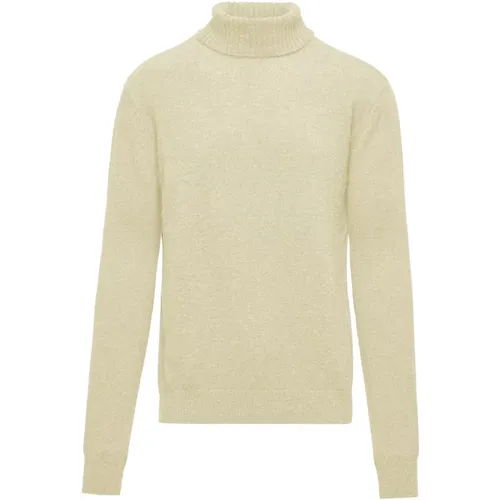 Turtlenecks, male, , Size: XL Basic Wool Blend Turtleneck - BomBoogie - Modalova