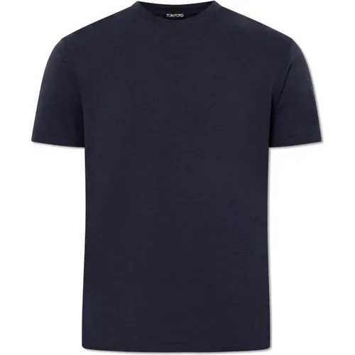 T-shirt with logo , male, Sizes: S, 2XL, M, L, XL - Tom Ford - Modalova