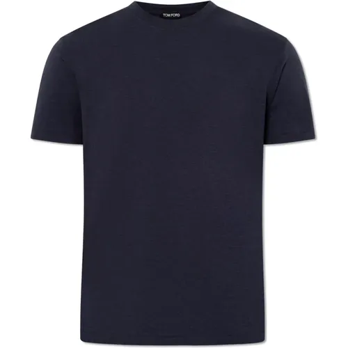T-shirt with logo , male, Sizes: S, M - Tom Ford - Modalova
