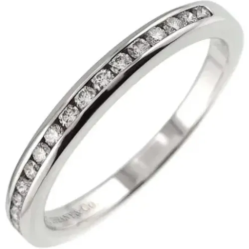 Pre-owned Jewellery, female, , Size: ONE SIZE Pre-owned Platinum rings - Tiffany & Co. Pre-owned - Modalova