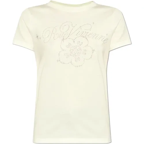 T-Shirt mit Druck , Damen, Größe: L - Kenzo - Modalova