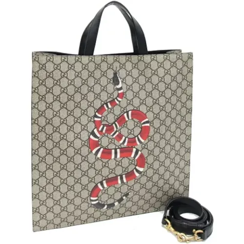 Pre-owned Tote Bags, female, , Size: ONE SIZE Pre-owned Fabric gucci-bags - Gucci Vintage - Modalova