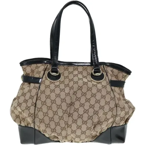 Pre-owned Tote Bags, female, , Size: ONE SIZE Pre-owned Canvas totes - Gucci Vintage - Modalova