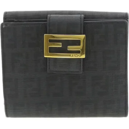 Pre-owned Wallets, female, , Size: ONE SIZE Pre-owned Fabric wallets - Fendi Vintage - Modalova