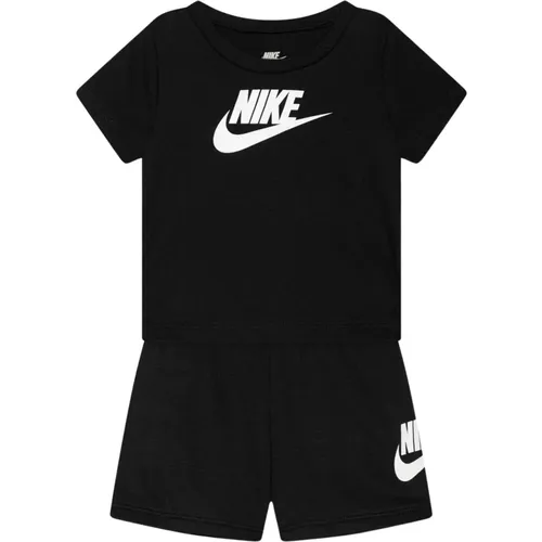 Schwarzes Kinder-Set mit Logo-Print - Nike - Modalova