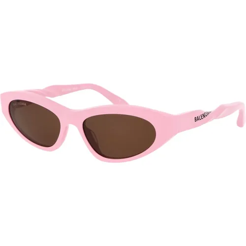 Stylische Sonnenbrille mit Bb0207S Design,Damen Cat-eye Sonnenbrille - Balenciaga - Modalova