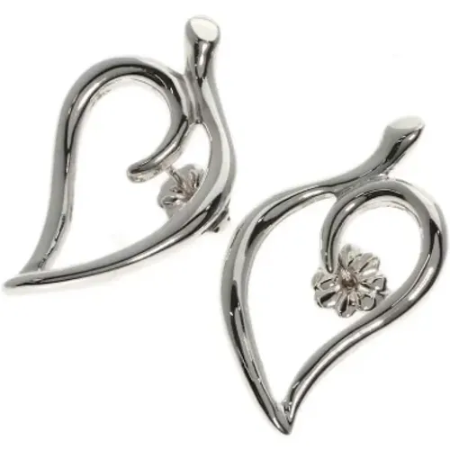 Pre-owned Jewellery, female, , Size: ONE SIZE Pre-owned Silver earrings - Tiffany & Co. Pre-owned - Modalova