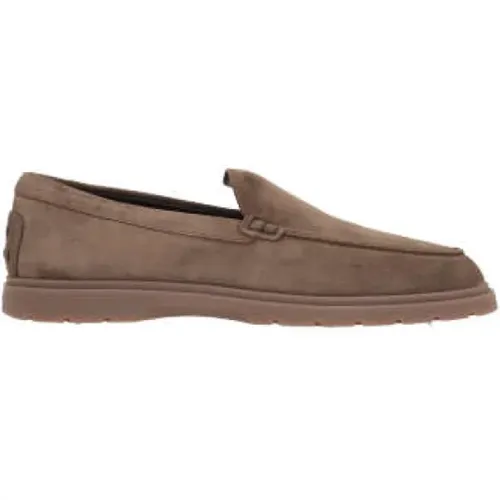 Flat Suede Moccasin Shoes , male, Sizes: 8 UK, 10 1/2 UK, 6 1/2 UK, 7 1/2 UK, 8 1/2 UK, 6 UK, 9 1/2 UK, 10 UK, 7 UK, 9 UK - TOD'S - Modalova