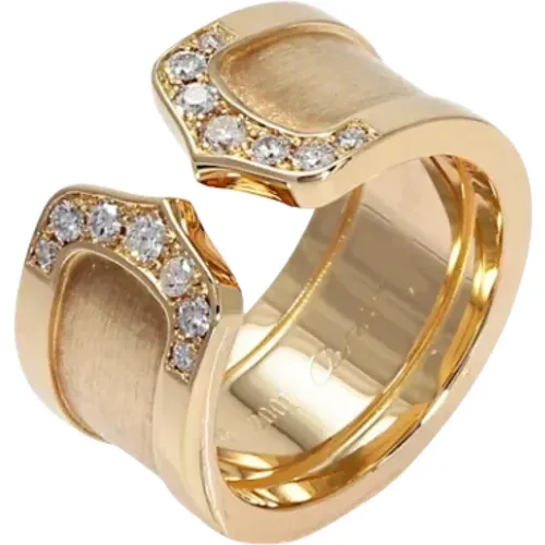 Pre-owned Jewellery, female, , Size: ONE SIZE Pre-owned Gold rings - Cartier Vintage - Modalova