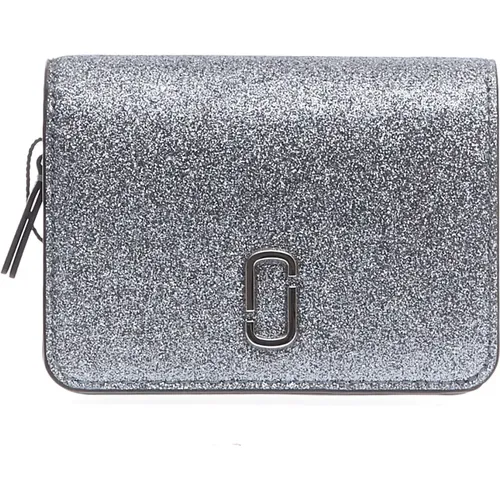 Silver Women's Wallets Ss24 , female, Sizes: ONE SIZE - Marc Jacobs - Modalova