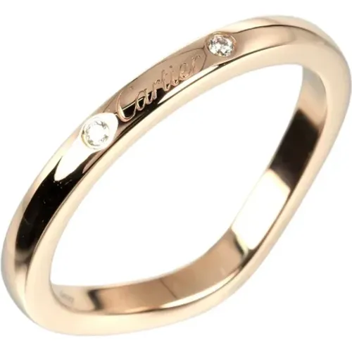 Pre-owned Jewellery, female, , Size: ONE SIZE Pre-owned Rose Gold rings - Cartier Vintage - Modalova